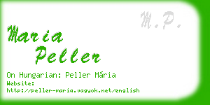 maria peller business card